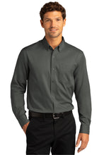 Load image into Gallery viewer, Port Authority® Long Sleeve SuperPro React™ Twill Shirt NCH Logo
