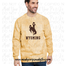 Load image into Gallery viewer, Wyoming Brown Bucking Horse