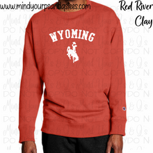 Load image into Gallery viewer, White Wyoming Crew