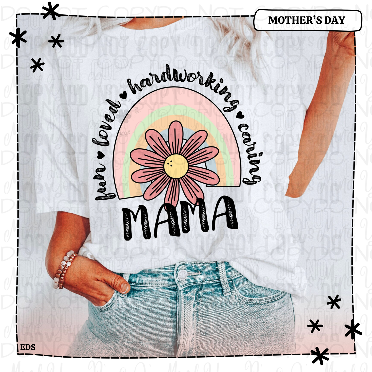 Fun Loved Hardworking Caring Mama