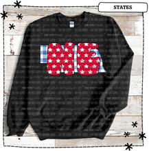 Load image into Gallery viewer, NE Gingham Red Stars