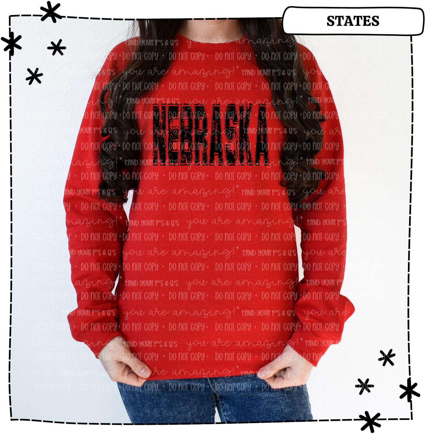 Nebraska Distressed Black