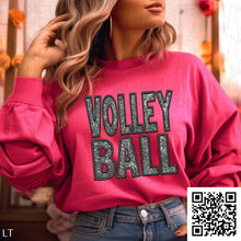 Load image into Gallery viewer, Volleyball Faux Embroidery