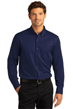 Load image into Gallery viewer, Port Authority® Long Sleeve SuperPro React™ Twill Shirt
