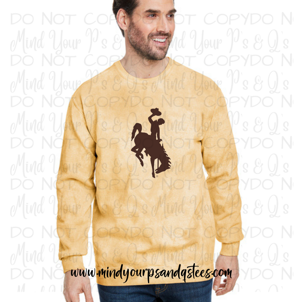 Brown Bucking Horse