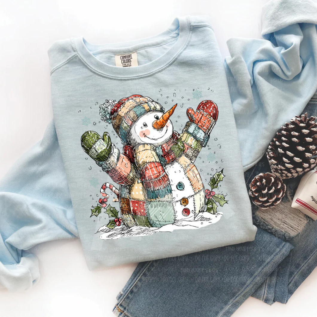 Patchwork Snowman