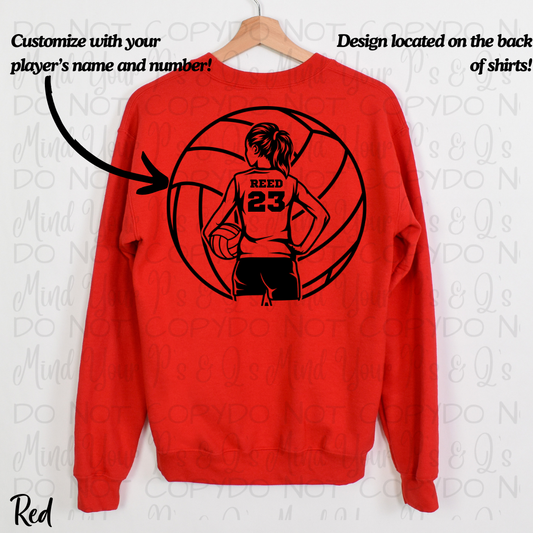 Custom Volleyball Player