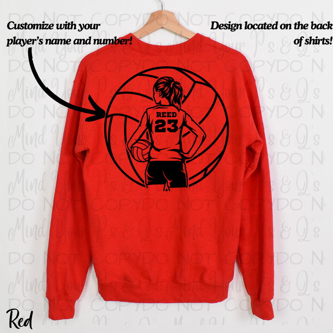 Custom Volleyball Player