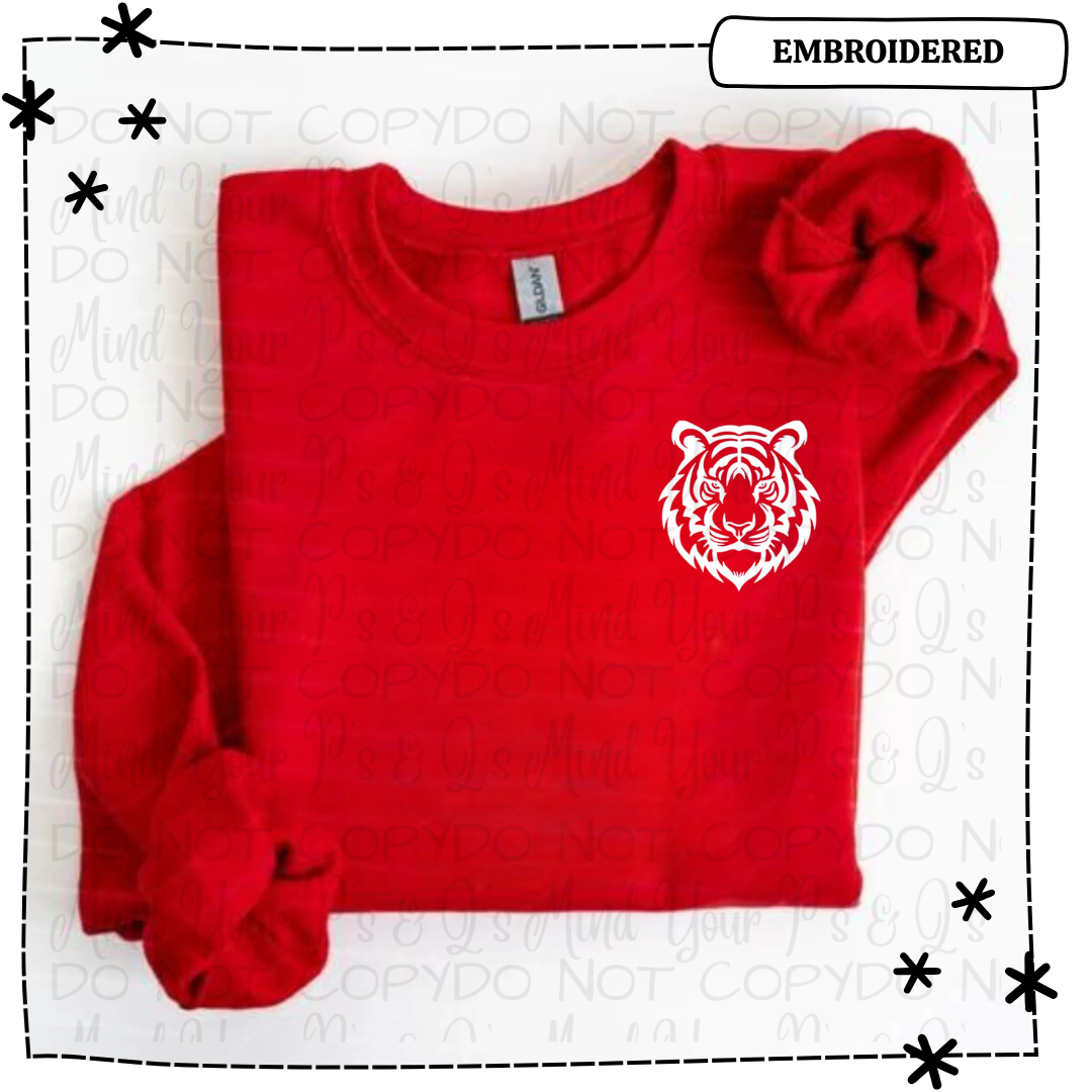 Tigers Embroidered Sweatshirt