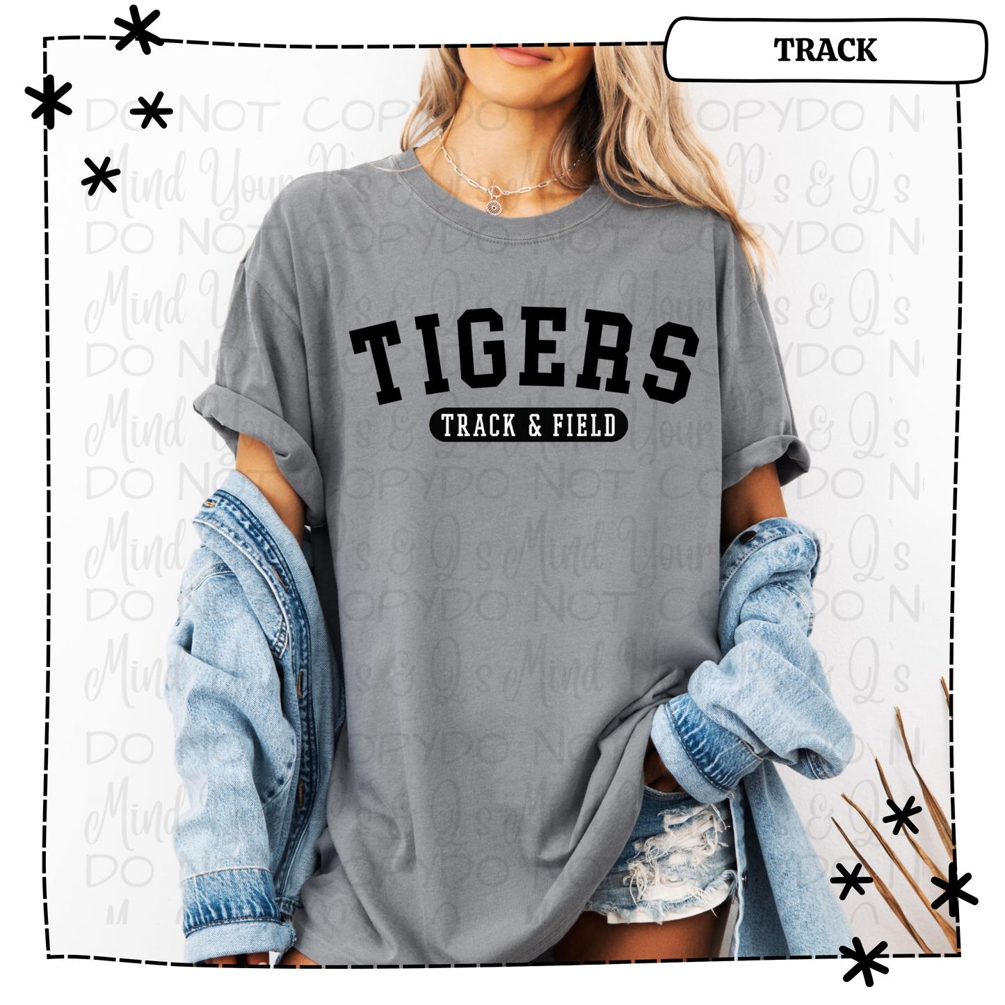 Tigers Track & Field Black