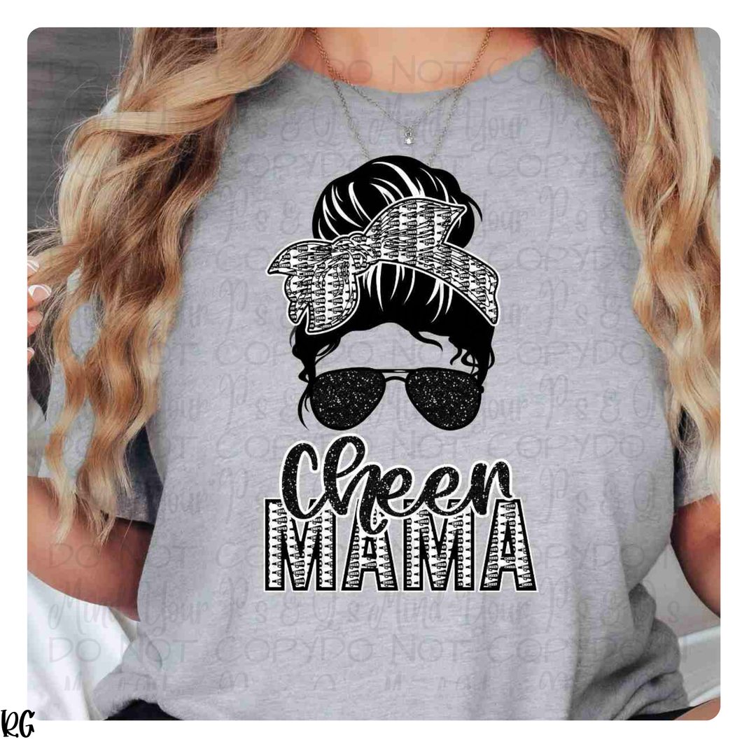 Cheer Mom Messy Bun