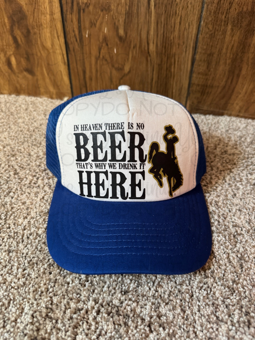 Beer Cap in Blue