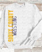 Load image into Gallery viewer, Sioux County Wrestling Vertical Design 2
