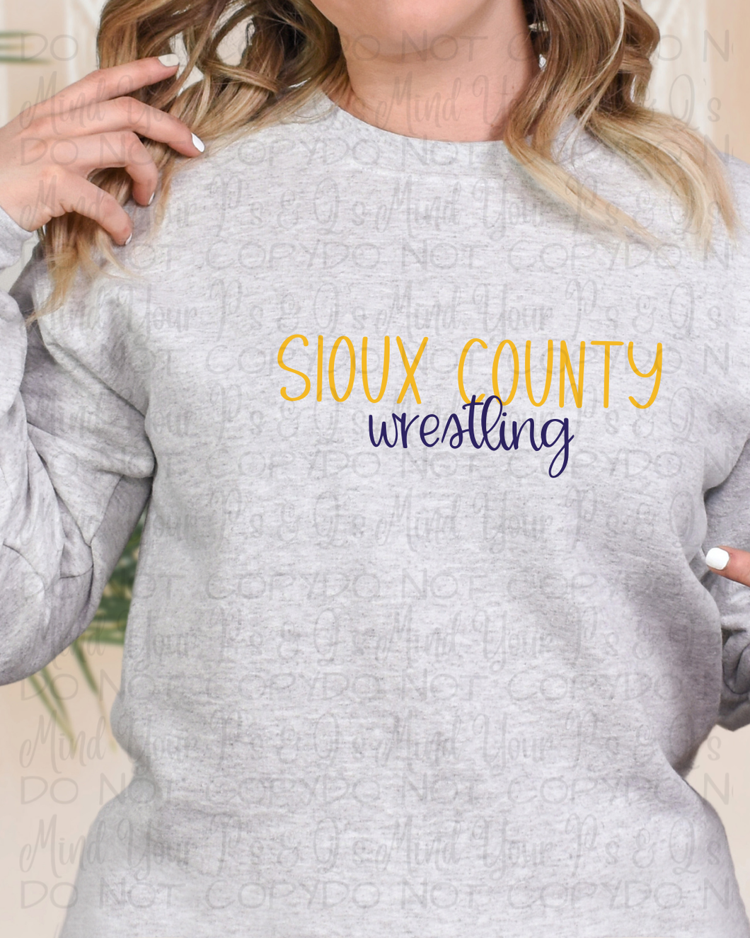 Sioux County Wrestling Horizontal Design 1