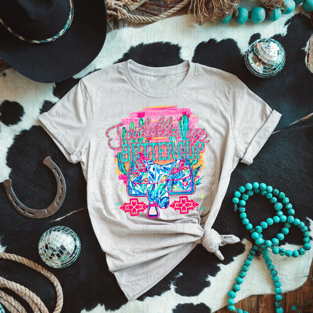 Saddle Up Buttercup (Neon)