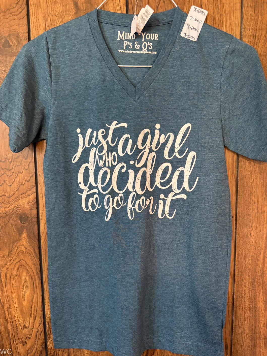X-Small - V-Neck Tee