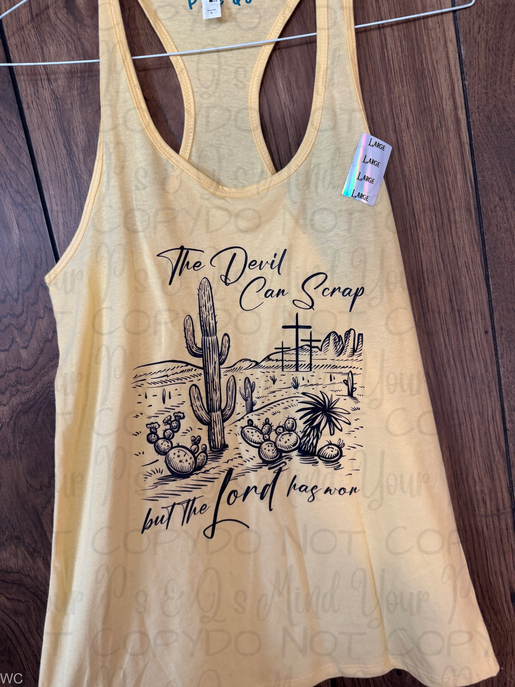 Women's Large - Devil Can Scrap Tank