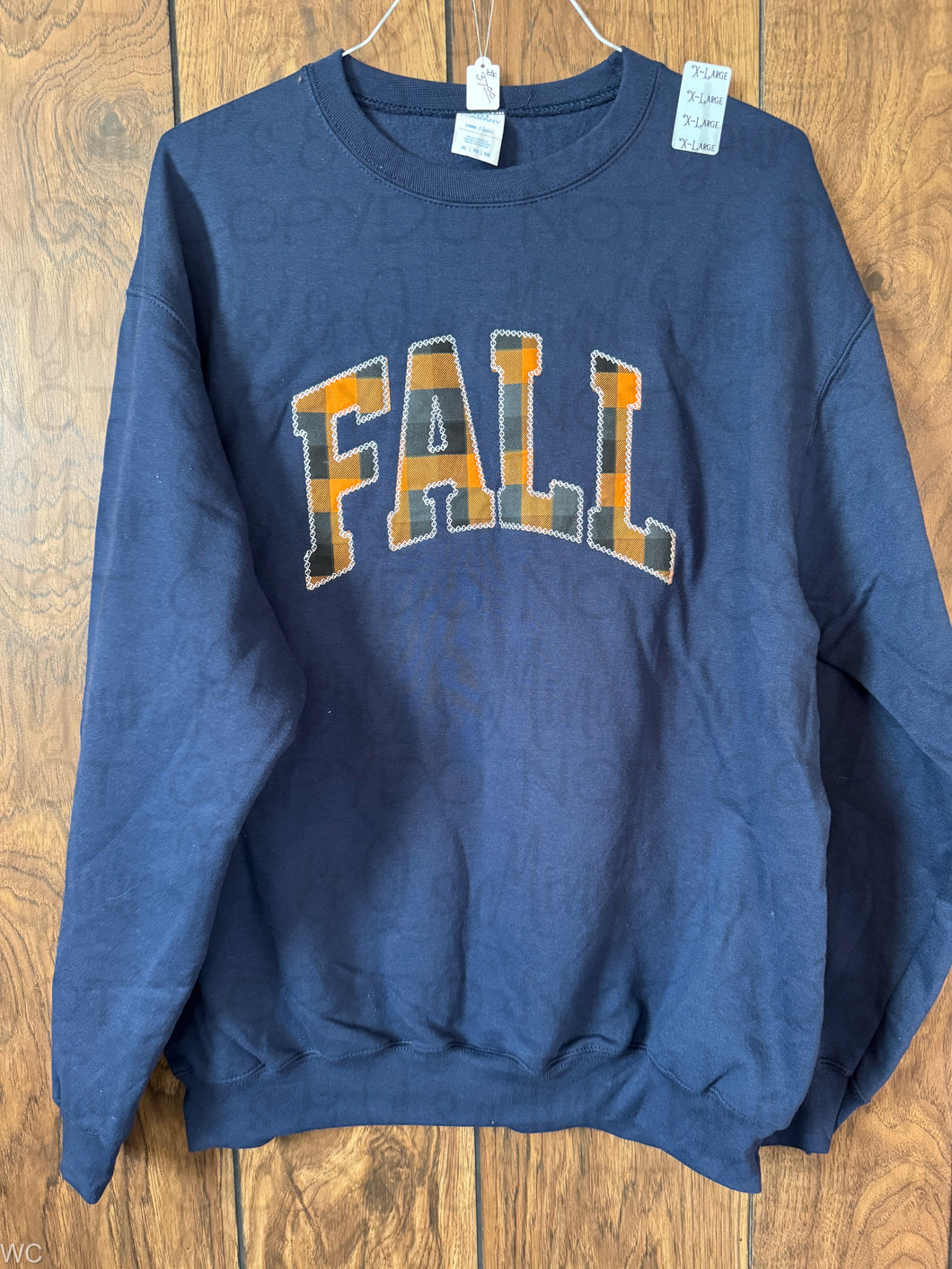 XL - Fall Embroidered Crew