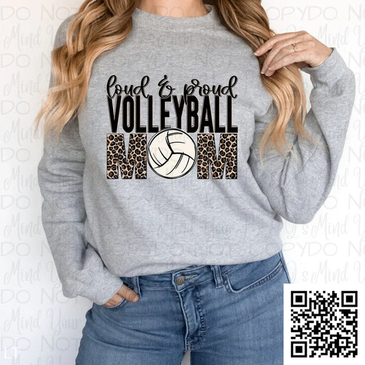 Loud & Proud Volleyball Mom