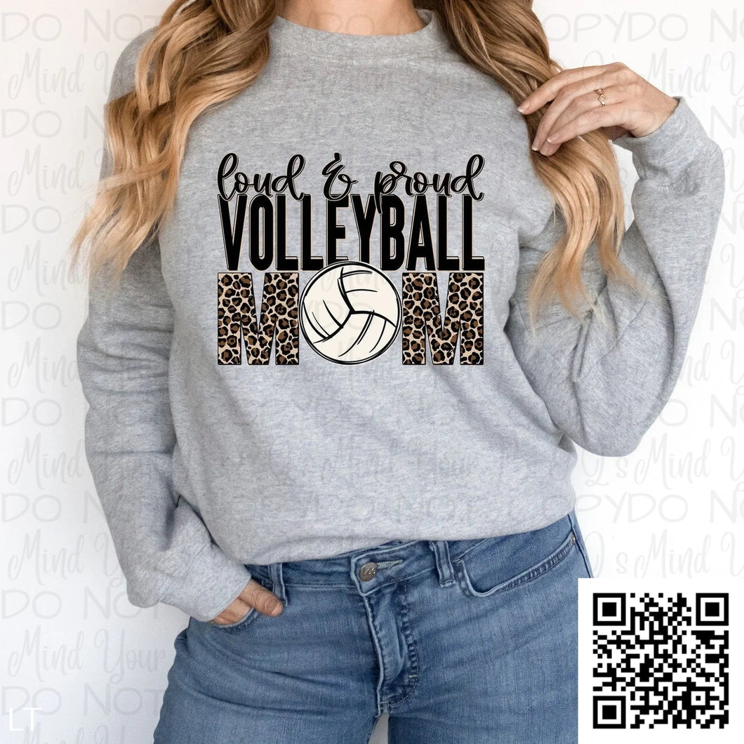 Loud & Proud Volleyball Mom