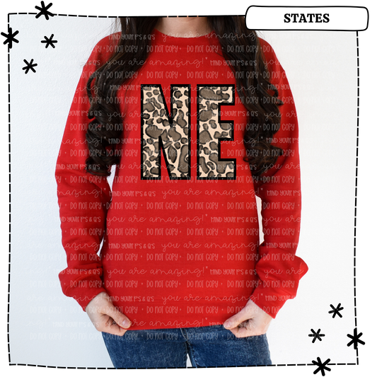 NE Non Distressed Leopard
