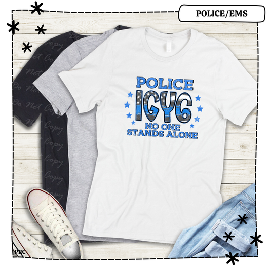 Police IGY6 No one Stands Alone