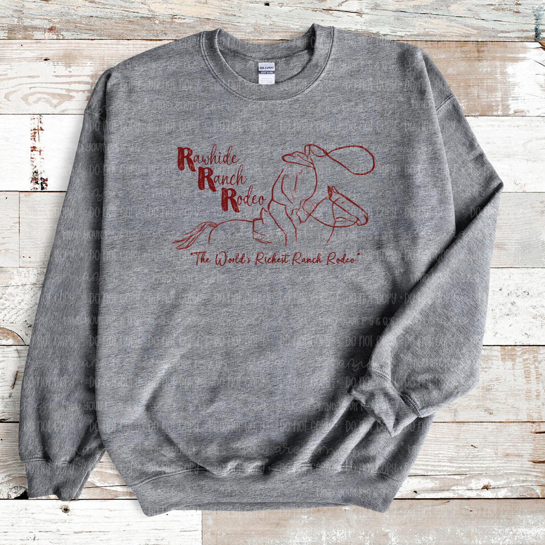 Rawhide Ranch Rodeo Crewneck Sweatshirt