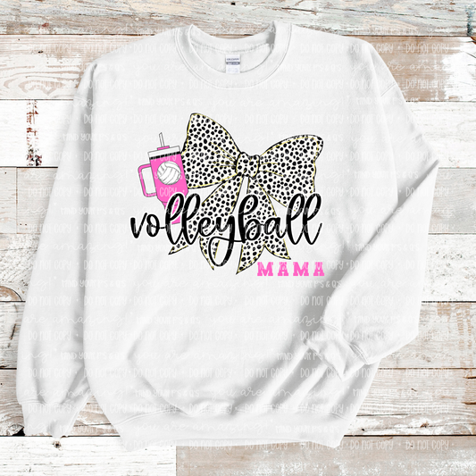 Volleyball Mama Pink