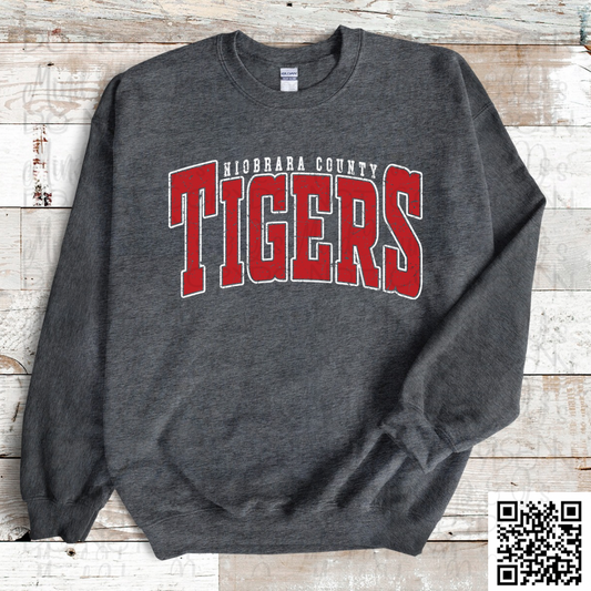 Niobrara County Tigers Vintage Distress