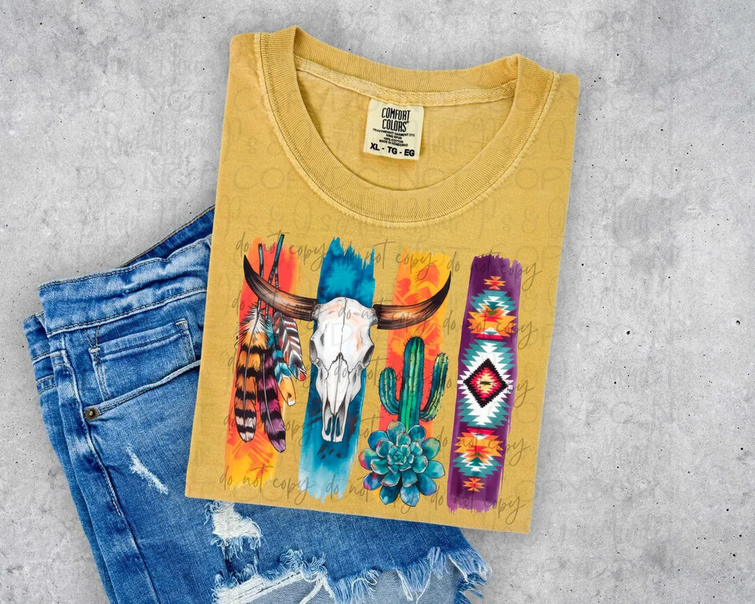 Boho Western Brushstroke
