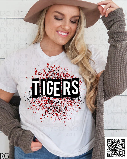 Tigers Splatter Dots